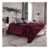 Vianney Cobertor Suave, Ligero & Elegante King & Queen Tinto