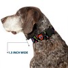 Buckle-Down Plastic Clip Collar - Colorful Calaveras Black/Multi Color -