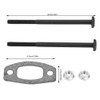 Muffler Gasket Nut Bolt Kit Fits for Husqvarna 50, 50