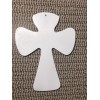 Unbranded Wooden Cross White Primer Paint Laser Cut * 5-1/4"