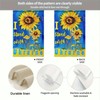 BlissYard I Stand with Ukraine Garden Flag Ukraine Sunflower Flags