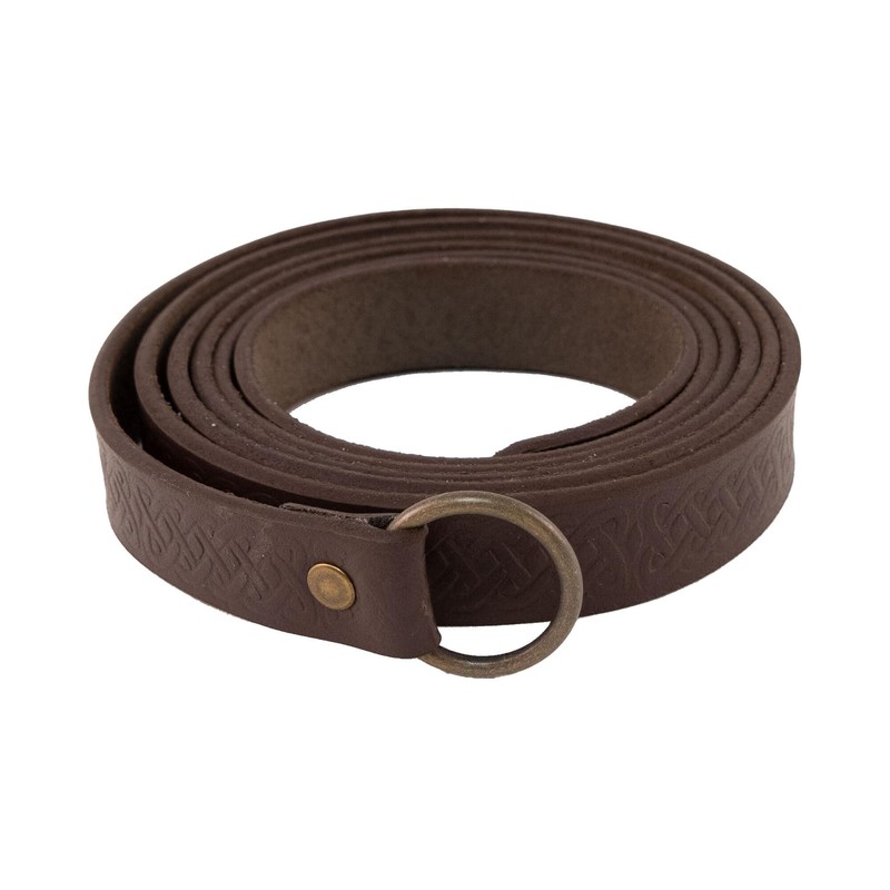 Vehi Mercatus Medieval Leather Belt - 2.2 cm Wide -