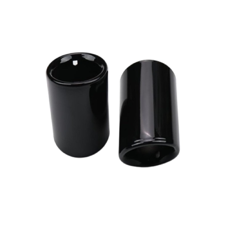 2Pcs Stainless Steel Rear Exhaust Muffler Tip End Pipe Extension