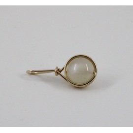 Kettenanhänger TENDRE Edelstein Mondstein (Hochwertig Vergoldet Goldfilled)