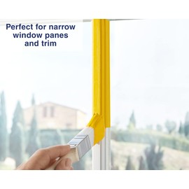 Zibra Square Paint Brush for Painting Murals, Details, Narrow Trim and Windows, 1-inch, Artist Brush