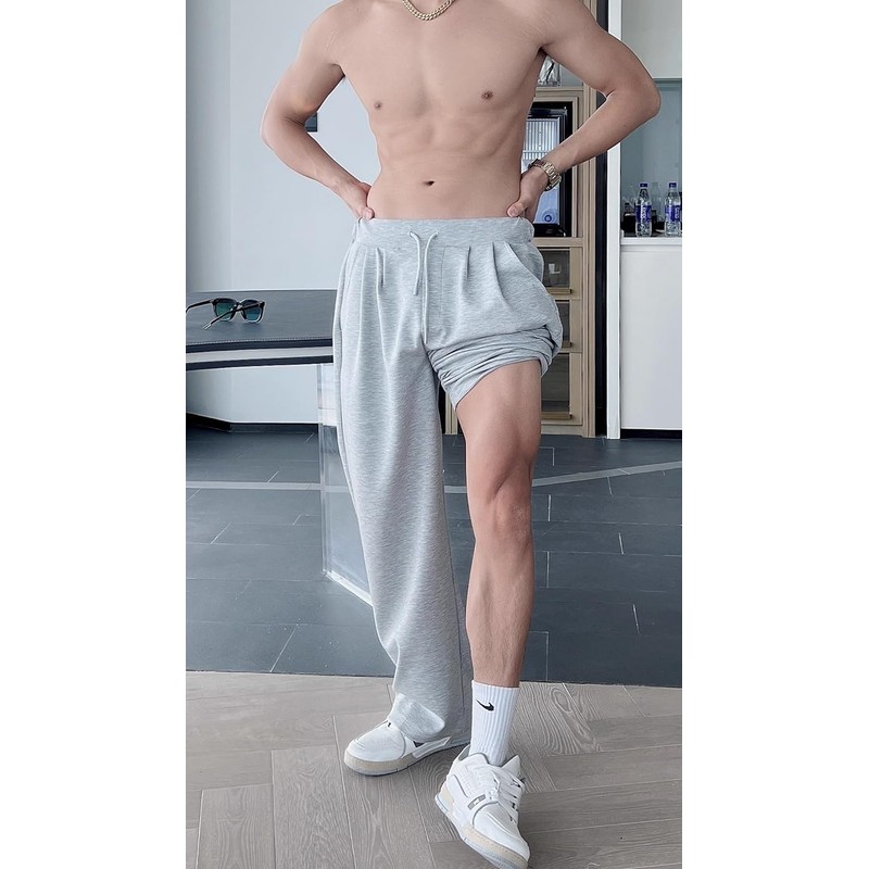 maytopia Men's Athletic Workout Sweatpants, Training Pants (US, Alpha, Large,