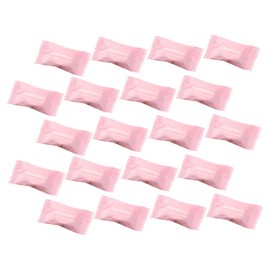 BIUDECO 20Pcs Compressed Cotton Travel Towels Disposable Washcloths in Portable Bag for Outdoor Camping Business Trips High Absorbency Space Saving Design