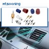 Mtsooning 17PCS Air Conditioning Valve Core Kit,R134a Refrigeration Valve Core