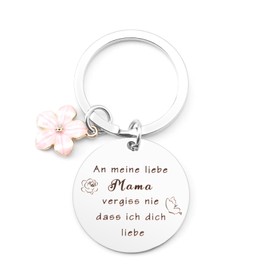 ItkFresh Mum Gift, Christmas Gifts for Mum, Gift Keyring Mum, Mother's Day Gifts for Mum, An Meine Liebe Mama