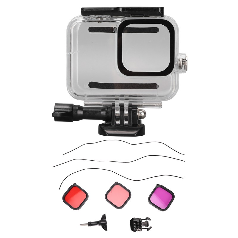 For Go Pro Hero 8 Black Waterproof Case Filter Kit
