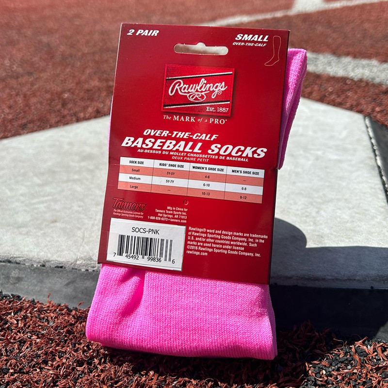 Rawlings Baseball / Fastpitch Softball Socks | 2 Pair |