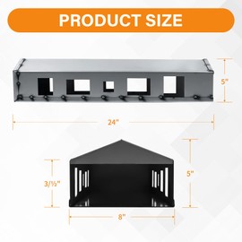 COMVIEE Heat Manifold Replacement Kit for Masterbuilt Gravity Series 1050 Digital Charcoal Grill and Smokers MB20041220 MB20041320, Replacement Parts: 9904190091