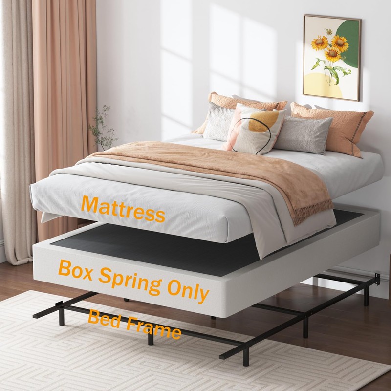SHLAND Queen Box Spring 9 Inch Box Spring for Queen