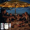 32 Feet Patio Umbrella Lights, 8 Lighting Modes LED String