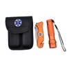 Survival Knife and Flashlight Set - Orange Finish - Emergency