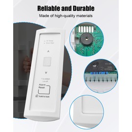 Vaticas Freezer Control Board Replace 297370600 297241800 297366100 297345500 2020880 PS3502428 AP5318915, Refrigerator User Control Display Board Assembly Fit for Crosley Frigidaire 14 17F5 21F5
