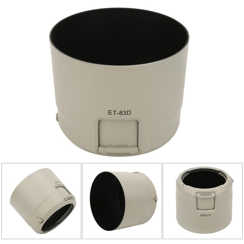 ET-83D White Plastic Lens Hood for Canon EF 100-400mm f/4.5-5.6L