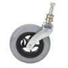 Wheelchair Replacement Wheel Grey 6 Inch PU Inflatable Universal Wheelchair