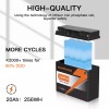 MHPOWOS Lithium Battery 20Ah 30Ah 2Pack 4 Lot Lithium LiFePO4