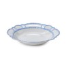 Two's Company French Blue Bamboo Touch Bowl, 15-Inch, Melamine