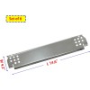 DwellWel Grill Heat Plates 6-Pack for Nexgrill 720-0830H, 720-0888, 720-0888N,
