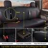 Huidasource Rear Bench Leather Seat Covers Fit for Chevy Silverado
