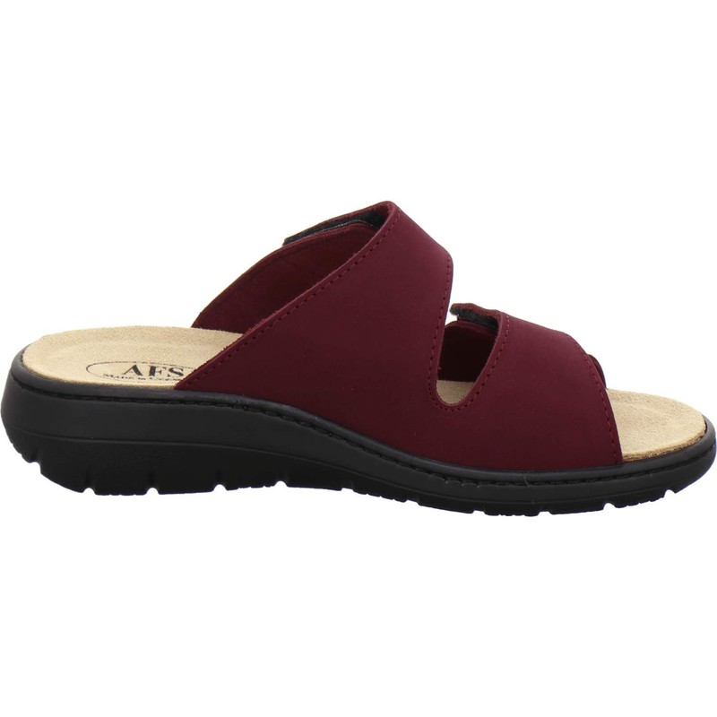 AFS Shoes 2808 Comfortable Ladies’ Leather Mules, Practical Work Shoes