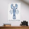 Lantern Press 16x24 Inch Giclee Print, Gloucester, Massachusetts, Blue Lobster,