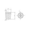Amana Tool ER32 (CO-134) - Pasadores de resorte (10-11 mm,