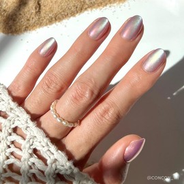 Glamnetic Siren's Cove Press On Nail Collection:_Oyster
