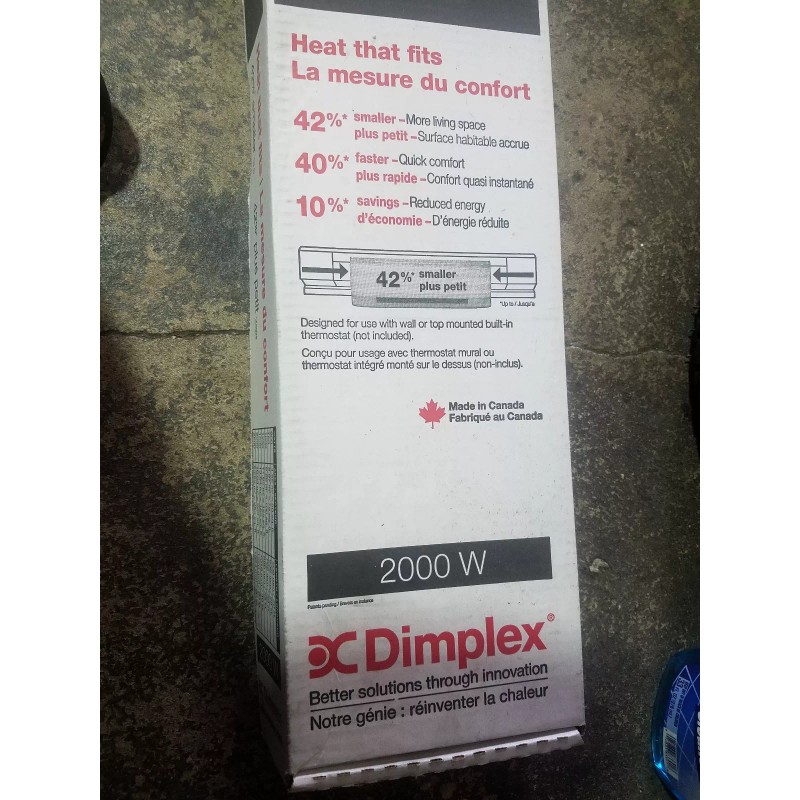 Dimplex Linear Lc5020w21 , 285 sq. in.(1838.7 sq. cm)