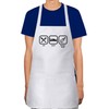 Makoroni - EAT SLEEP DOUBLE BASS Apron Adjustable Kitchen Chef
