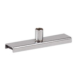 Magnetic Base with 3/8" Fitting to Display Chrome Frame Sign Holders on Clothing Racks, 2 Pack