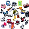 25, 40Pcs Music Shoe Decoration Charms for Clog Decoration, Musical