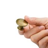 JACMKEON 20 Pieces Brass Drawer Knobs Round Cupboard Handles with