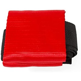 Oldbones Universal Motorcycle Handle Bar Tie down Strap Short Bar Harness in Red