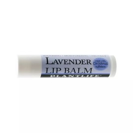 Plantlife Lip Balm: Olive Oil & organic Beeswax for Soothing Care- Made in CA - Lavender