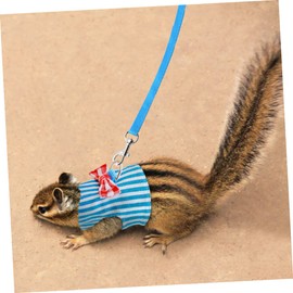 ORFOFE Small Pet Harness Bunny Leash Harness with Pet Leash Rope Guinea Pig Wing Strap Ferrets Squirrel