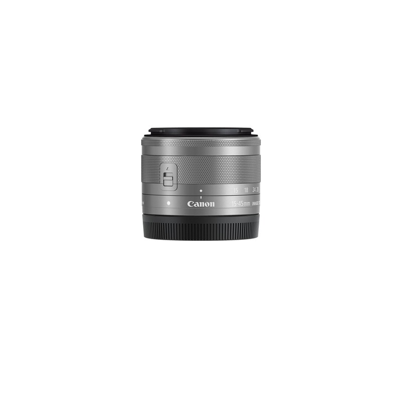 Canon EF-M 15-45mm f/3.5-6.3 Image Stabilization STM Zoom Lens (Silver)