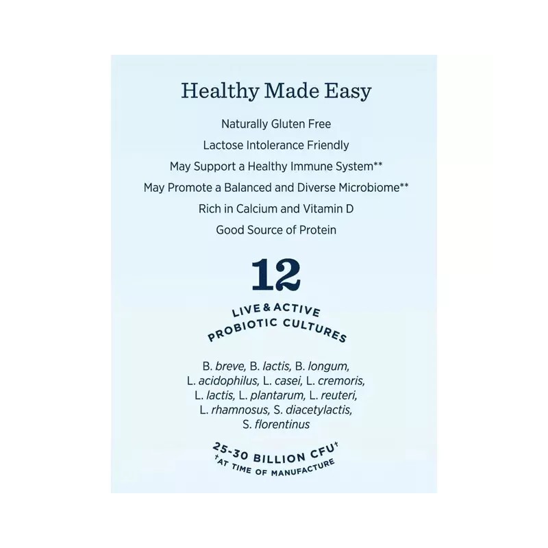 LifeWay 4 Bottles Lifeway Lowfat Milk Plain Kefir 12 Probiotic