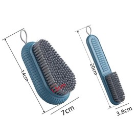 Naisfei 2 PCS Heavy Duty Nail Brush for Cleaning Fingernails, Nail Brush for Cleaning Fingernails Two Sided Hand Fingernail Scrub Brush Soft Stiff Bristles Nails Toes Scrubber