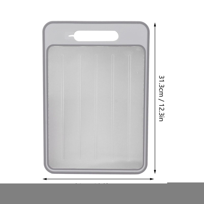 KooingTech Defrosting Board, Defrost Tray,Defrosting Tray Cutting Board, Double Sided