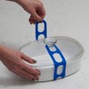 Lid Latch the reusable universal lid securing strap for crockpots,