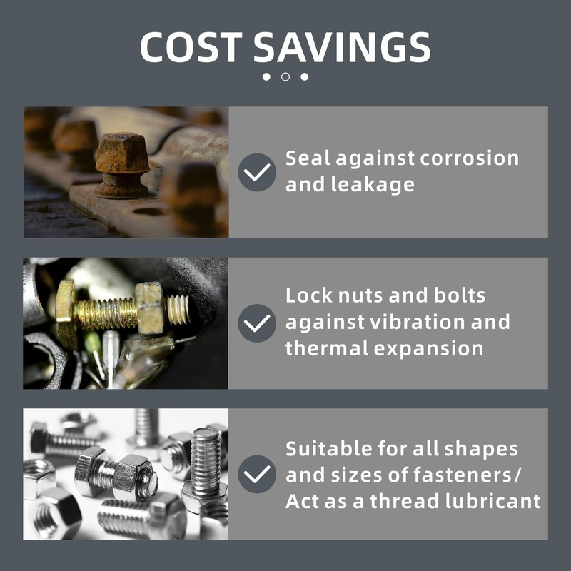 Threadlocker M222 Purple 50ml Low Strength, Thread Locker for Bolt