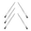 Ipetboom 5pcs Stainless Steel Tweezers Kit Flat Tip Multi Functional