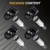 TPMS Sensors Set of 4 - tire Pressure Sensor Compatible