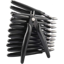 YaeCCC 10 Pack 170 Flush Wire Cutters Cable Cutter Side Cutting Plier Nippers US New