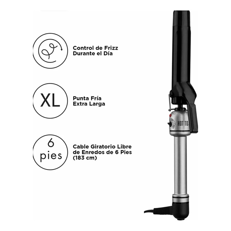 Hot Tools Pro Signature Rizadora Black Titanium 1 1/4