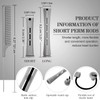 48 Pieces Hair Perm Rods Short Cold Wave Rods Plastic