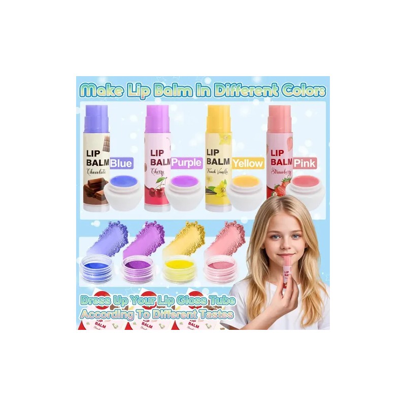 Kit De Bálsamo Labial Casero Crea Tu Propio Bálsamo Labial